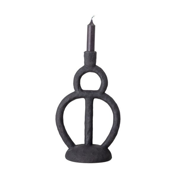 Candeliere nero, altezza 29 cm Ramina - Bloomingville-image-2