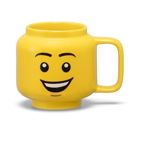 Tazza per bambini in ceramica gialla 255 ml Head - LEGO®