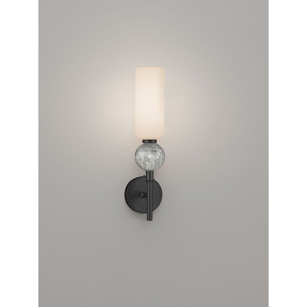 Lampada da parete nera opaca in pietra Filomena – Nova Luce-image-3