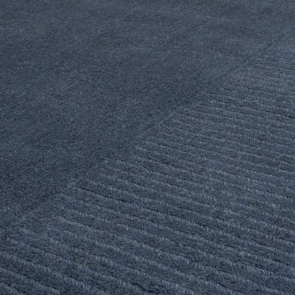 Tappeto di lana blu scuro, 160 x 230 cm Siena - Flair Rugs-image-3