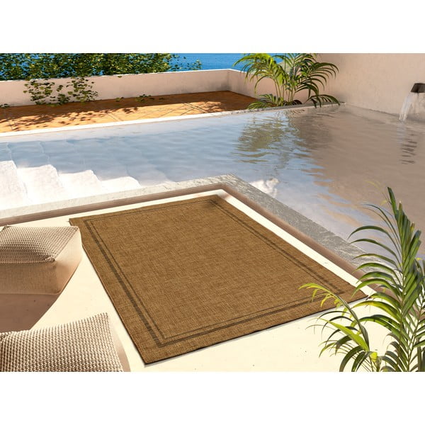 Tappeto marrone per esterni 120x170 cm Guinea Natural - Universal-image-1