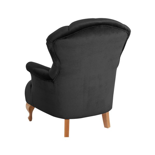 Poltrona nera Camilla Velor - Max Winzer-image-1