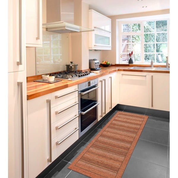 Runner arancione , 55 x 190 cm Velour - Floorita-image-2