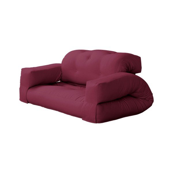 Divano letto rosso 140 cm Hippo - Karup Design