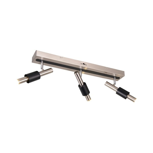 Faretto LED nero e argentato 20,5x63 cm Ikaris – Trio Select-image-1