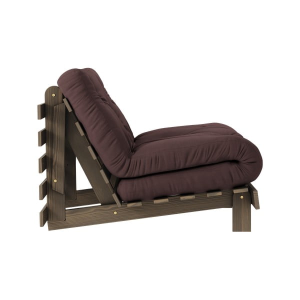 Poltrona marrone scuro Roots - Karup Design-image-4