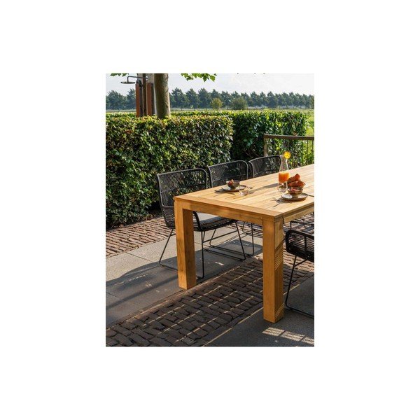 Tavolo da pranzo da giardino in legno di teak, 160 x 90 cm Stella - Exotan-image-1