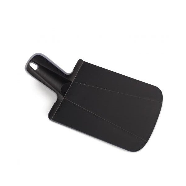 Černé krájecí prkénko Joseph Joseph Chop2Pot Mini, délka 17 cm