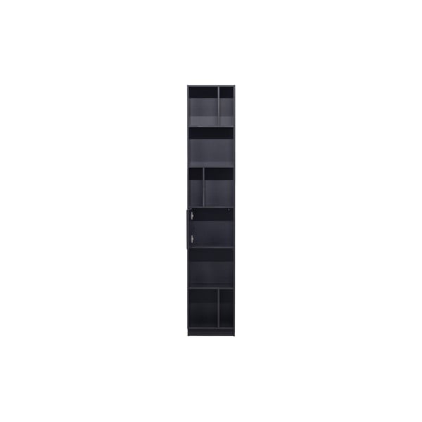 Libreria modulare in legno di pino nero 40x210 cm Finca - WOOOD-image-2