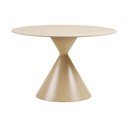 Tavolo da pranzo rotondo con piano in ceramica ø 120 cm Annecy – House Nordic