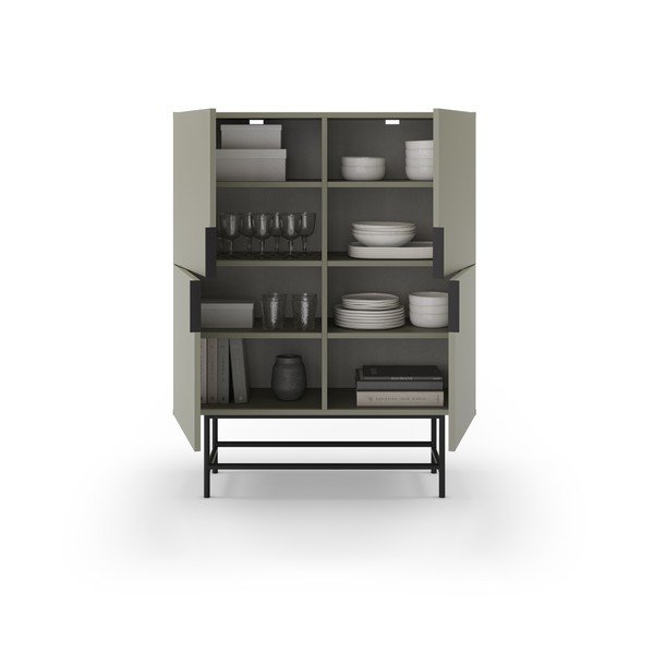 Mobile verde-grigio 100x128 cm Eldia - Marckeric-image-3