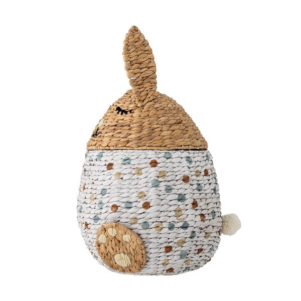 Cesta per giochi da bambino in giacinto d'acqua ø 35x60 cm Villja – Bloomingville Mini-image-2