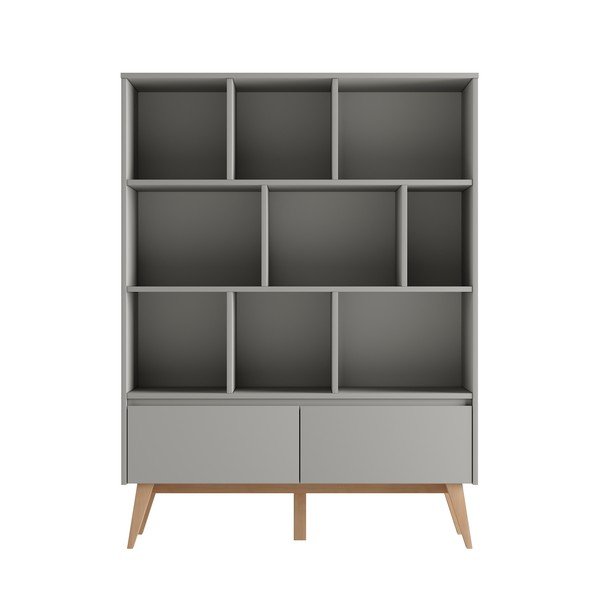 Libreria per bambini grigia 120x42,5 cm Swing - Pinio-image-2