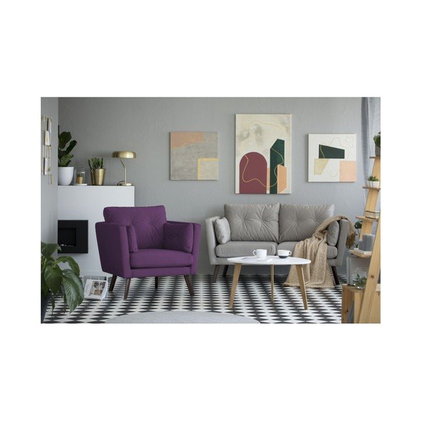 Poltrona viola Elena - Mazzini Sofas-image-4