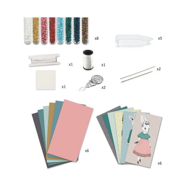 Set creativo Embroidery Cats - Djeco-image-2