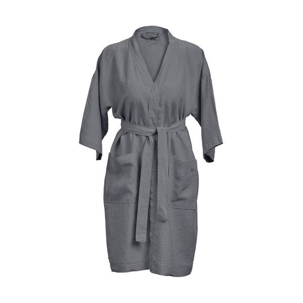 Vestaglia in lino grigio Inu - Zone