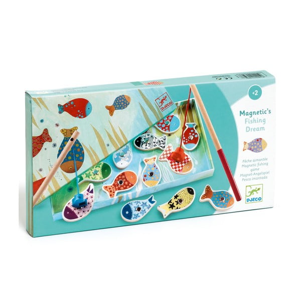 Gioco in legno per bambini con pesci magnetici - Djeco-image-2
