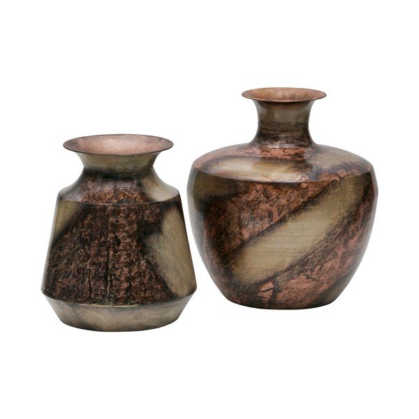 Dekorativní váza z recyklovaného kovu BePureHome, ø 30 cm-image-3