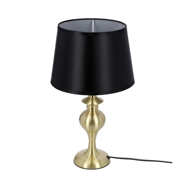 Lampada da tavolo in nero e oro (altezza 40 cm) Prima Gold - Candellux Lighting-image-1