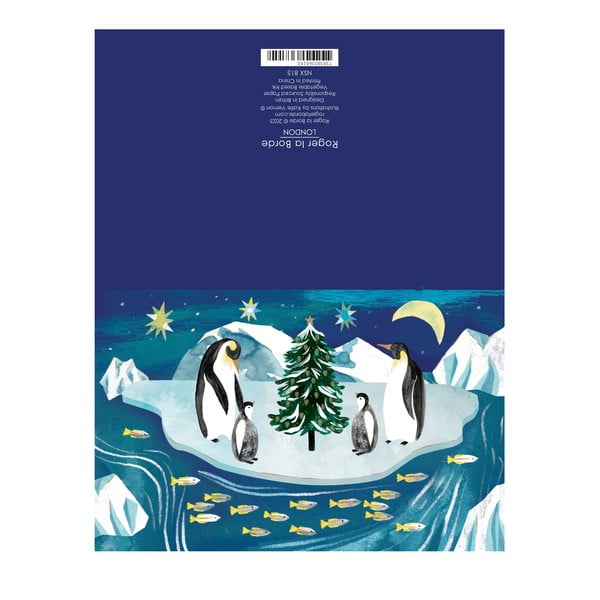 Balicí papíry v sadě 8 ks s vánočním motivem Go with the Floe  – Roger la Borde-image-1