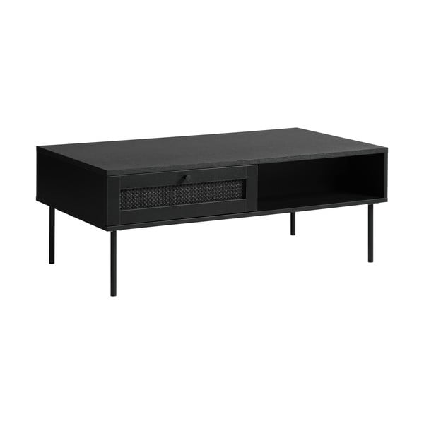 Tavolino nero 60x110 cm Pensacola - Unique Furniture-image-3