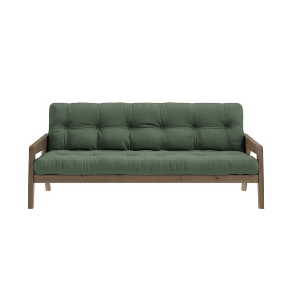 Divano letto verde 204 cm Grab - Karup Design