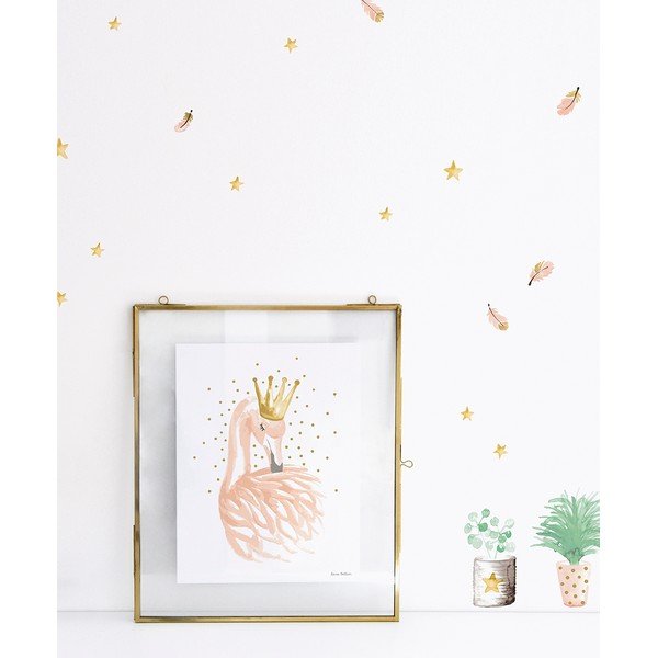 Adesivi per bambini in set da 81 pezzi 30x42 cm Etoiles Dorees - Lilipinso-image-2