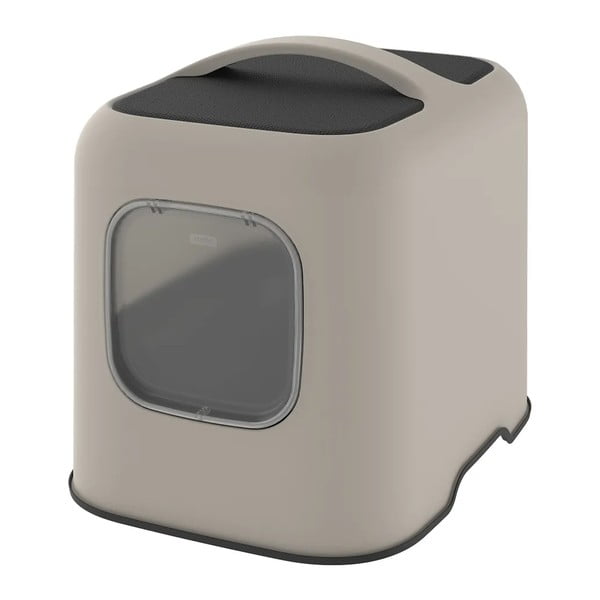 Set di lettiera e paletta per gatti beige Biala - Rotho-image-1