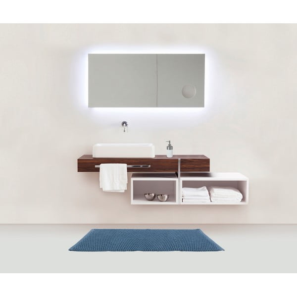 Tappeto da bagno blu Mona - Wenko-image-1