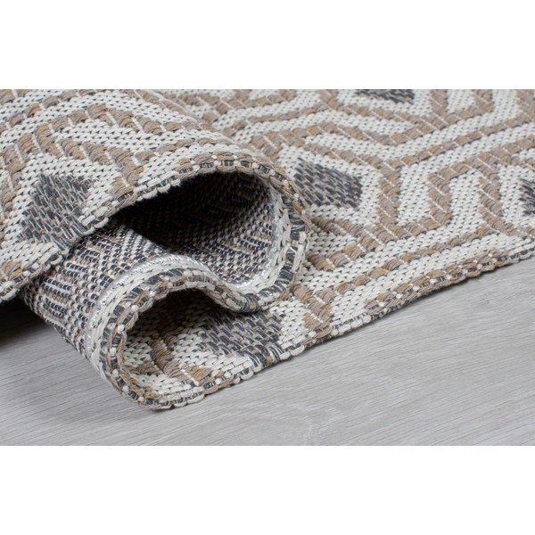 Tappeto in cotone grigio-beige , 114 x 170 cm Bombax - Flair Rugs-image-1