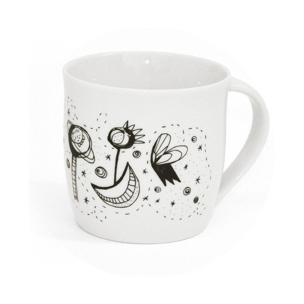 Tazza bianca in porcellana 260 ml Domov tu – Bonami