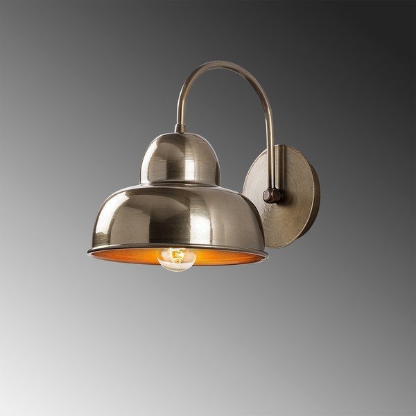 Lampada da parete color ottone ø 20 cm Multan – Opviq lights-image-3