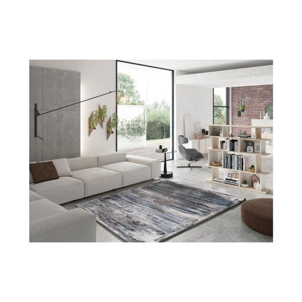 Tappeto grigio , 140 x 200 cm Norah Grey - Universal-image-1