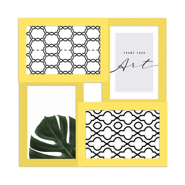 Cornice gialla da appendere 27x27 cm – knor