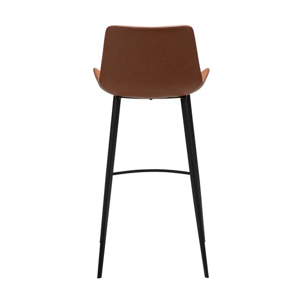 Sgabello da bar marrone cognac (altezza della seduta 74,5 cm) Hype – DAN-FORM Denmark-image-4
