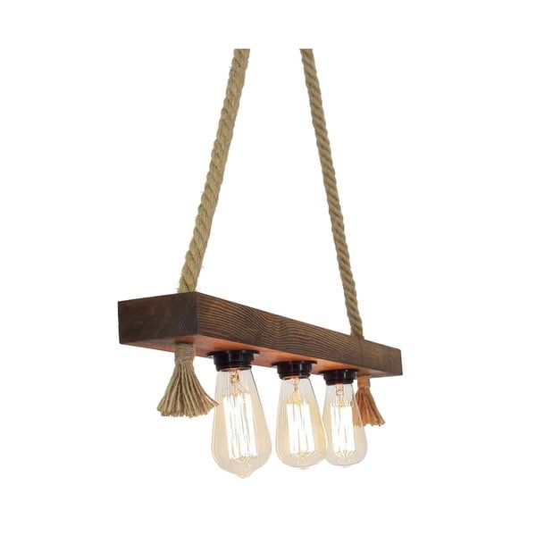 Lampada a sospensione da soffitto in legno Kutuk - Opviq lights-image-3