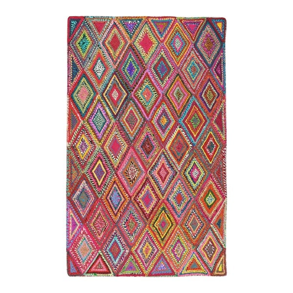 Tappeto in cotone Eco Rugs Whimsical Geo, 80 x 150 cm - Eko Halı