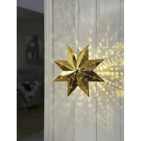Decorazione luminosa natalizia di colore oro Classic - Star Trading-image-2