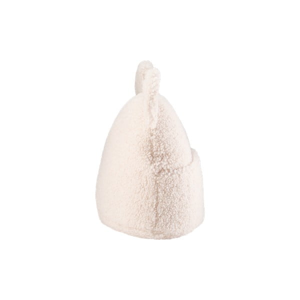 Cuscino per divano da bambini color crema con rivestimento in bouclé Teddy Pouch – Wigiwama-image-2