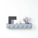 Mensola a muro grigia per bambini Sleek - LEGO®
