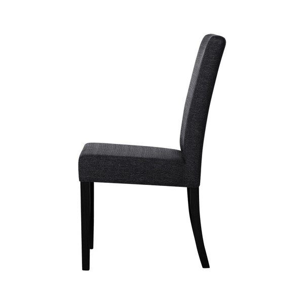 Sedia nera con gambe in faggio nero Tonka - Ted Lapidus Maison-image-1
