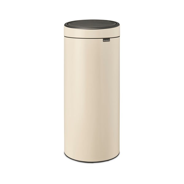 Bidone per rifiuti in acciaio beige touch 30 l Touch Bin - Brabantia