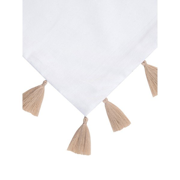 Federa decorativa bianca in percalle di cotone , 40 x 80 cm - Westwing Collection-image-2