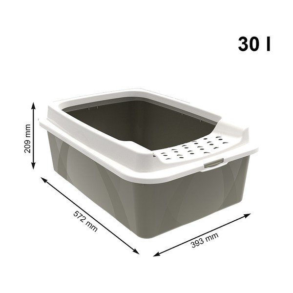 Lettiera per gatti 57,2x39,3 cm Eco Bonnie - Rotho-image-1