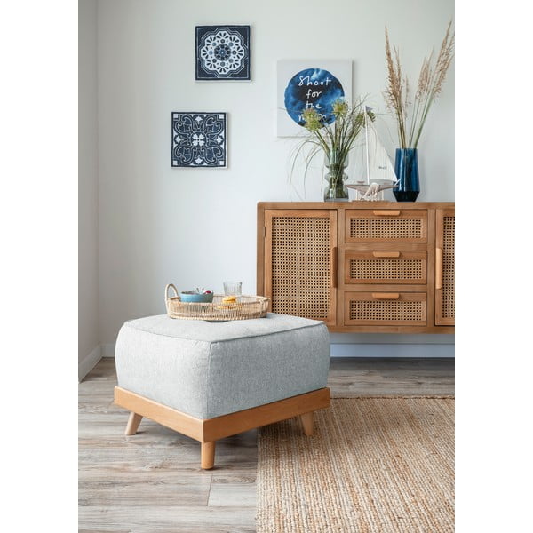 Poggiapiedi grigio chiaro Dazzling Daisy - Miuform-image-3