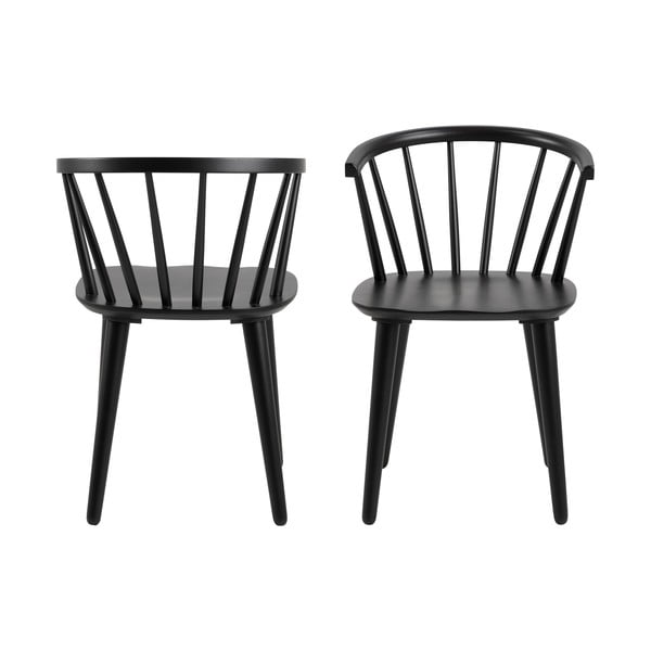 Sedia da pranzo nera Ida - Actona-image-3