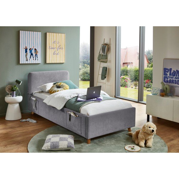 Letto da bambini grigio rete non inclusa 90x200 cm Cosy – Meise Möbel-image-1