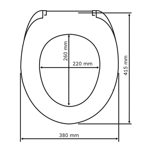 Sedile del water bianco Prima, 41 x 38 cm - Wenko-image-4