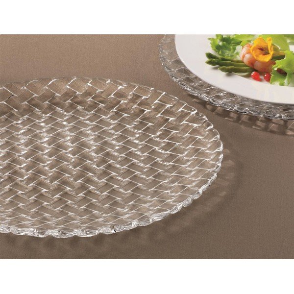 Set di 2 piatti da insalata in cristallo Bossa Nova, ⌀ 23 cm - Nachtmann-image-1