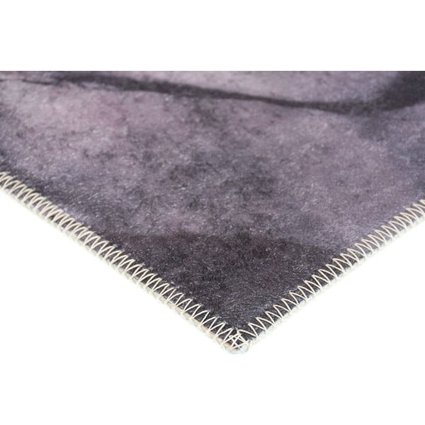 Tappeto grigio lavabile 200x80 cm - Vitaus-image-2